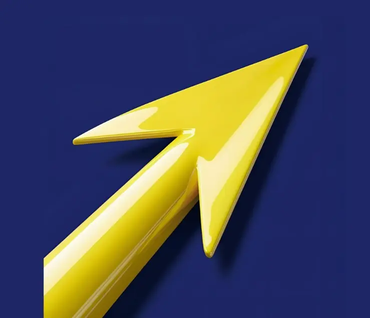 fleche jaune